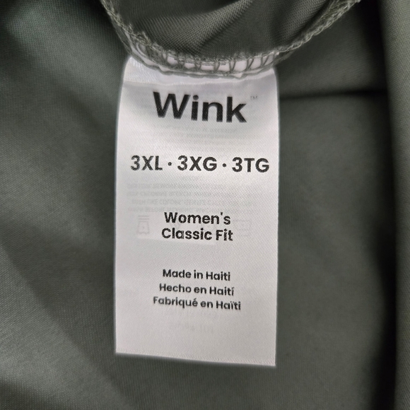 Wink Scrub Top Women Classic Fit. Size 3XL. New. - Picture 6 of 8
